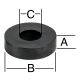Välike 20 x 20 mm musta