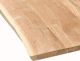 Massiivityötaso Tammi särmäämätön, eri kokoja 40 x 1000 x 2500 mm