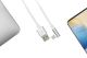 USB-kaapeli Bauhaus USB-A/Lightning 90° valkoinen 1 m