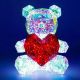 LED-koristevalonalle sydän 23 x 19 x 30 cm