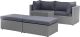 Divaanisohva Sunfun All-In-One harmaa