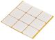 Huopatassu Fix-o-moll 25 x 25 mm valkoinen 9 kpl