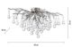 Kattovalaisin Paul Neuhaus Icicle teräs Ø 60 cm