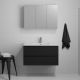Allaskaappi Riva Camden 90 cm musta