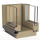 Ikkuna Solid Elements MSE puuvalmis 6 x 12/130 mm Vasen