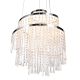 LED-riippuvalaisin Trio Pomp kromi Ø 38 cm