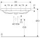 Pesuallas Geberit Acanto valkoinen 90 x 48,2 x 16,8 cm