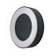 LED-ulkoseinävalaisin Osram Endura Style Ring tummanharmaa Ø 20,2 cm IP54