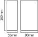 LED-ulkoseinävalaisin Osram Endura Style UpDown valkoinen 9 x 16 cm IP54