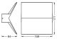 LED-ulkoseinävalaisin Osram Endura Bat tummanharmaa 16,9 x 17,7 IP44