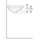 Pesuallas Geberit VariForm valkoinen Ø 40 cm