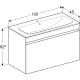 Allaskaappipaketti Geberit Renova Plan hikkoripuu 100 x 48 x 62,2 cm