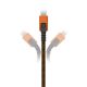Kaapeli Xtorm Xtreme USB-C/Lightning MFi oranssi/musta 1,5 m