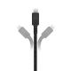 Kaapeli Xtorm Next Gen USB-A/Lightning MFi musta 1,5 m