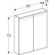 LED-peilikaappi Ido Reflect 60 cm
