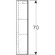 LED-peilikaappi Ido Reflect 90 cm