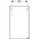 LED-peilikaappi Ido Reflect Clear valkoinen 40 cm