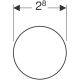 Nuppivedin Ido Elegant RST Ø 2,8 cm