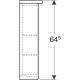 LED-peilikaappi Ido Glow Square tammi 90 cm