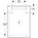 LED-tasopeili Ido Reflect 50 cm