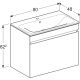 Allaskaappipaketti Geberit Renova Plan hikkoripuu 80 x 48 cm