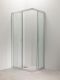 Suihkukulma Vihtan Aalto 5 matta alumiini/kirkas 90 x 90 x 200 cm