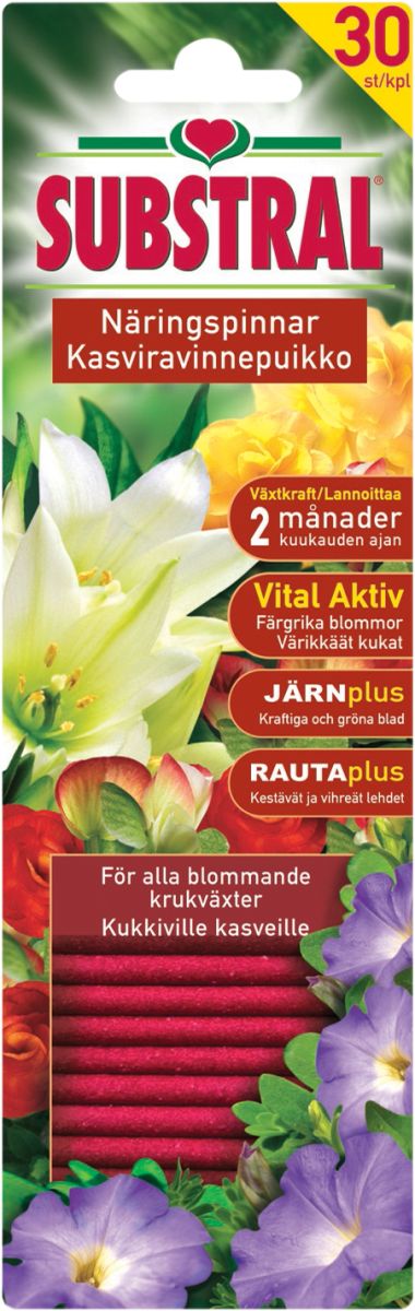 Kasviravinnepuikko Substral kukkiville kasveille