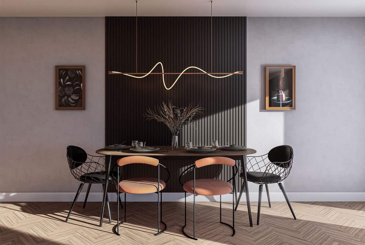 Päätylista Nordium uros musta 12 x 44 x 2600 mm