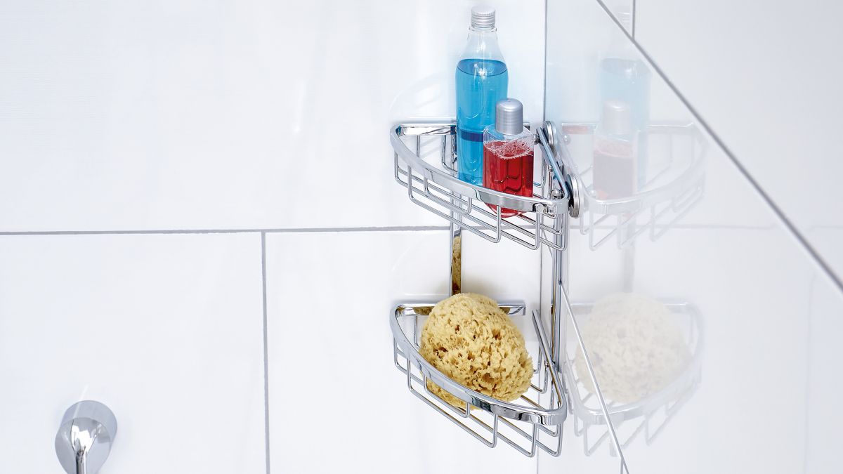 Kulmasuihkukori tesa® Aluxx Kromi