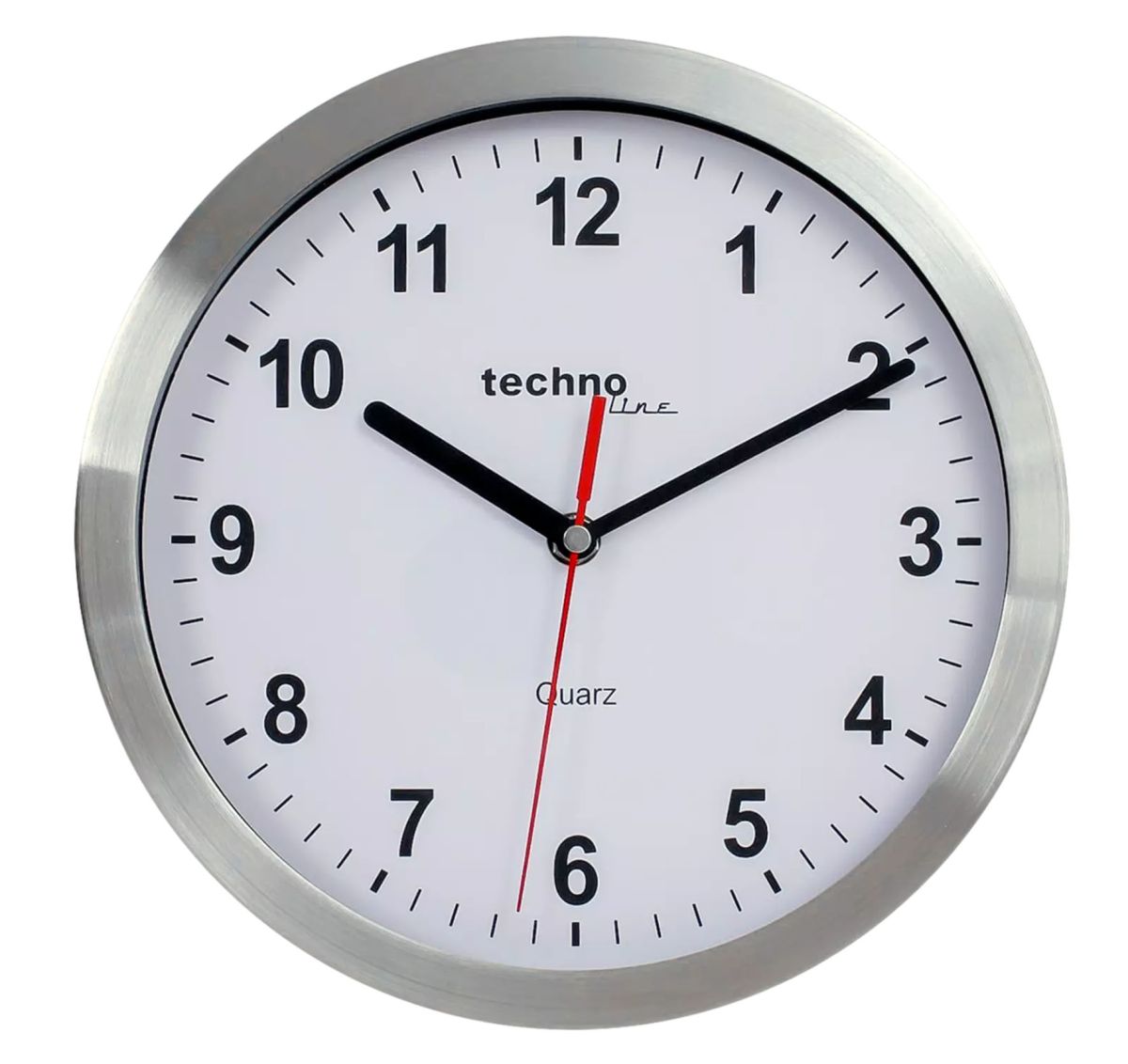 Seinäkello Technoline WT 7650 kromi Ø 25 cm | bauhaus.fi