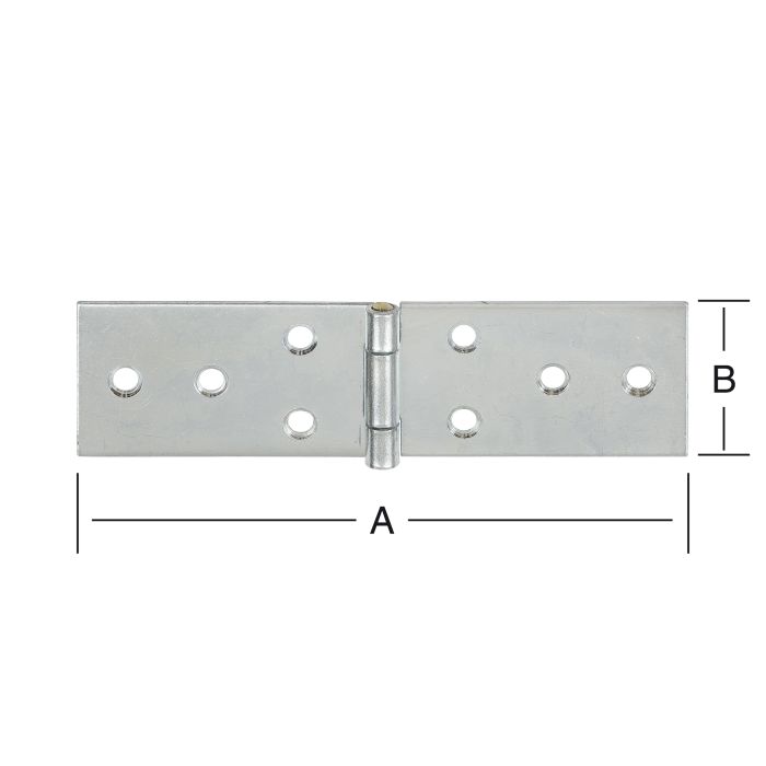 Pöydän sarana 120 x 33 mm sinkitty