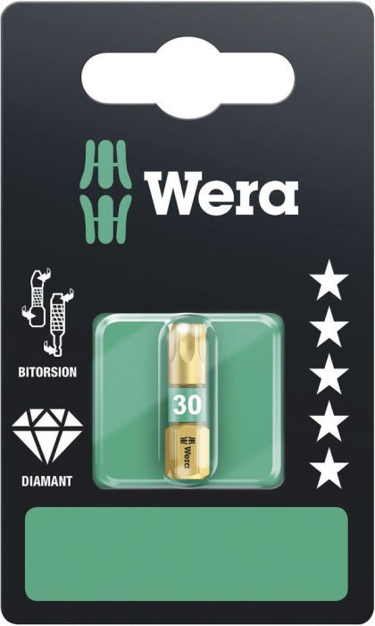 Ruuvauskärki Wera Timantti  867/1 BDC TX 30 x 25 mm