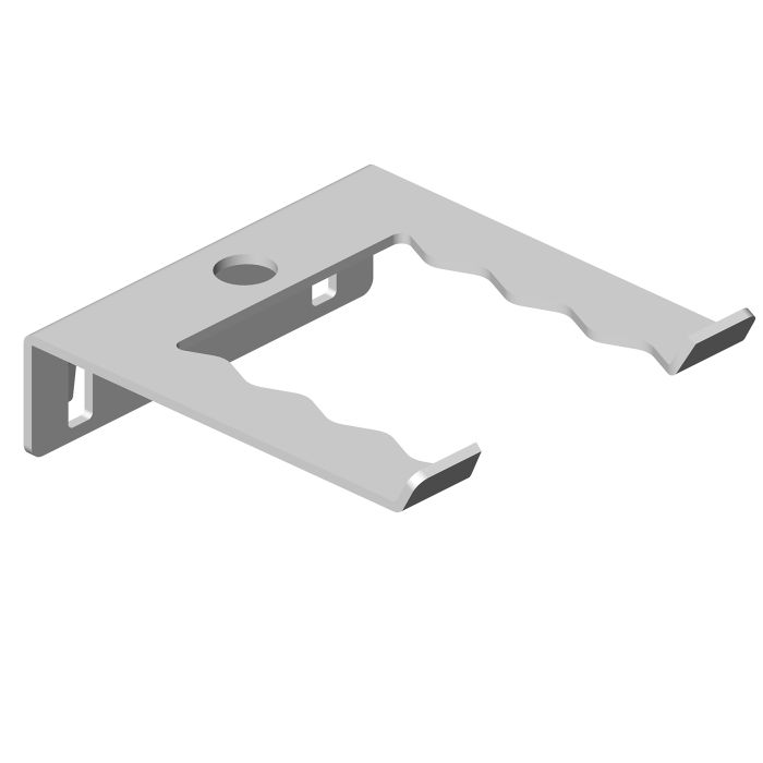 Työkalupidike Element System Single Valkoinen 63 x 75 mm