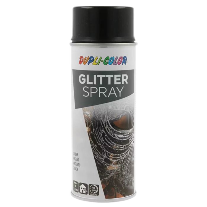 Spraymaali Dupli-Color Glitter Spray hopea 400 ml