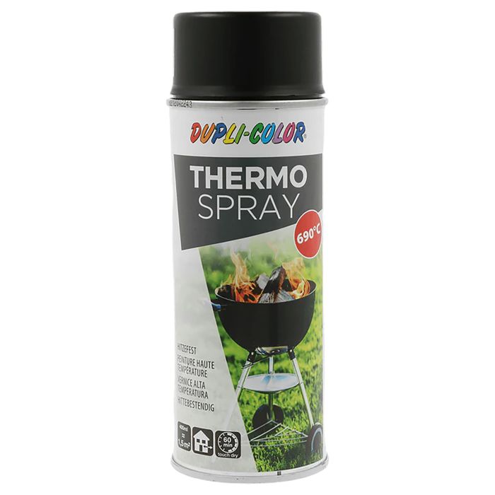 Kuumankestomaali Dupli-Color Thermo Spray musta 400 ml
