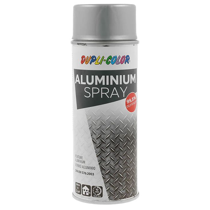 Spraymaali Dupli-Color Aluminium Spray mattahopea 400 ml