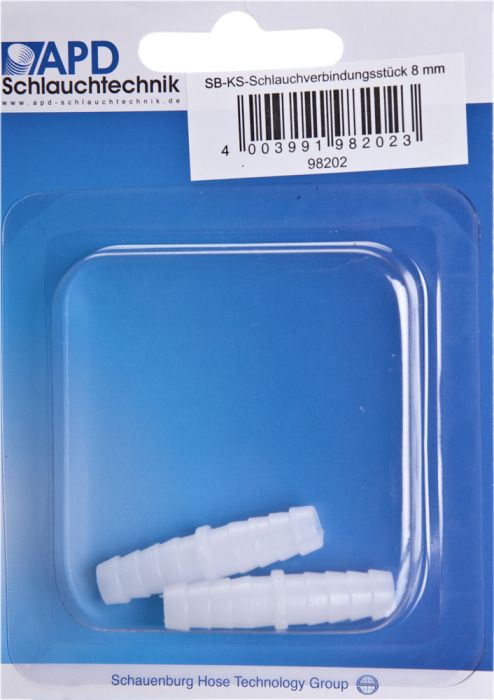 Korjausliitin muovi 8 mm