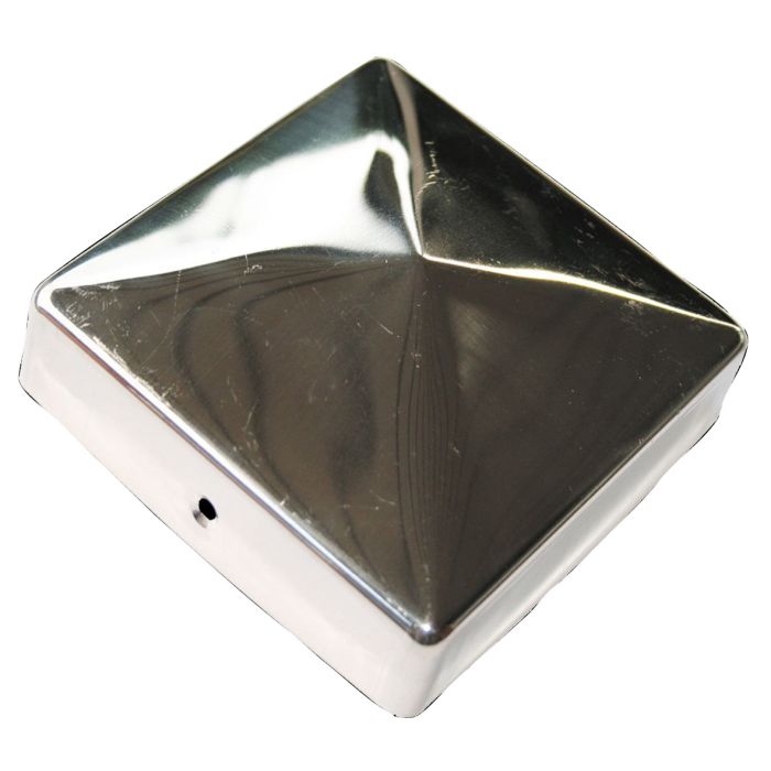 Tolpanhattu ruostumaton 97 x 97 mm