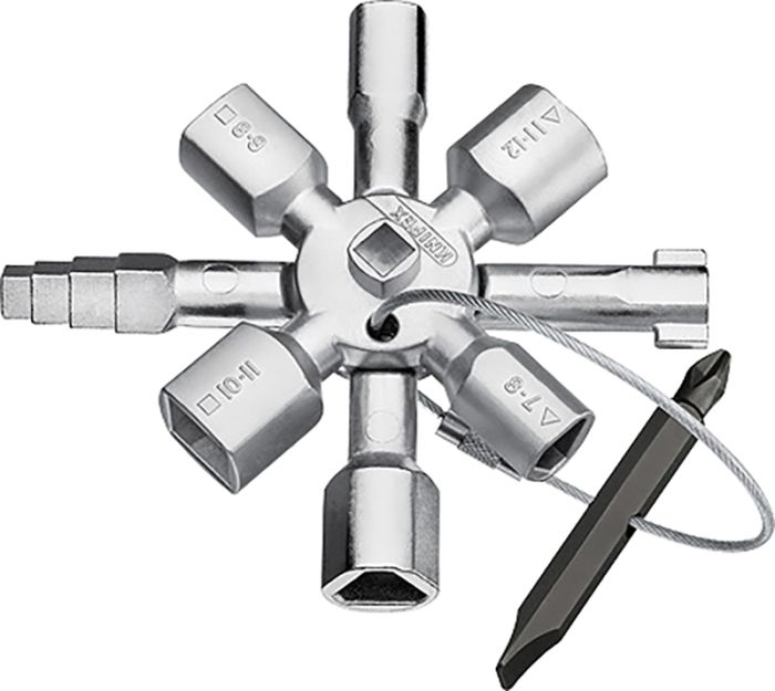 Yleiskäyttöiset kaapinavaimet Knipex TwinKey®
