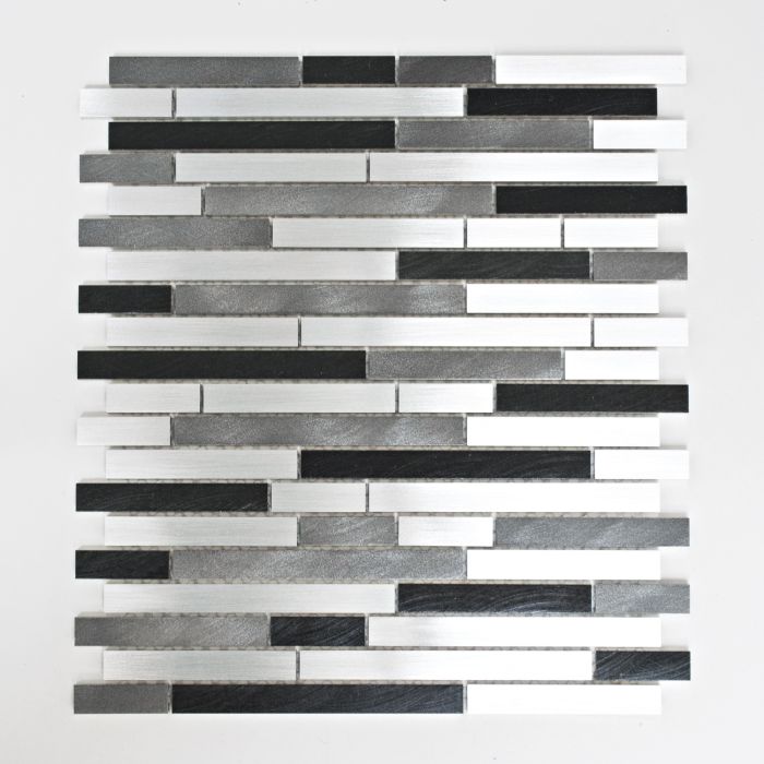Mosaiikkilaatta XAM A891 Harmaa/Musta 29,8 x 33,8 cm