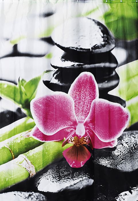 Suihkuverho Venus Orchidee 180 x 200 cm