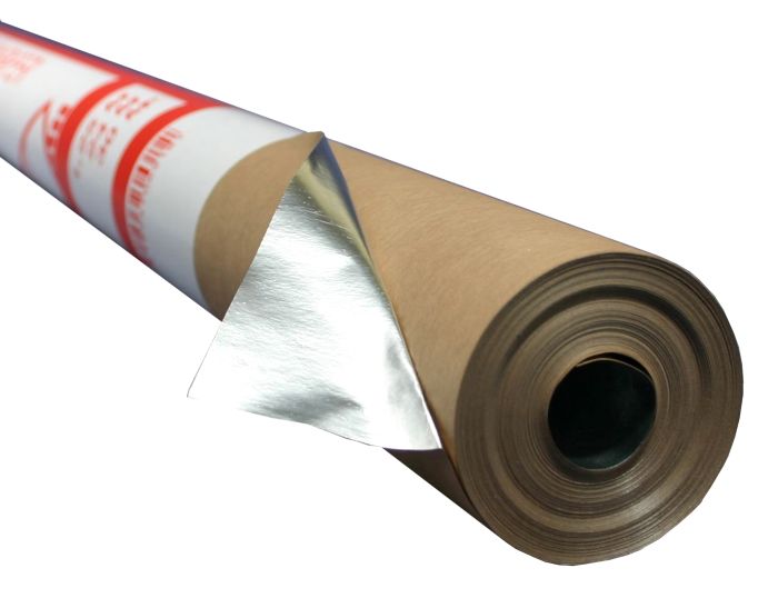 2 x Alumiinipaperi Tectis Arvo 1,25 m x 24 m, 30 m² / rll