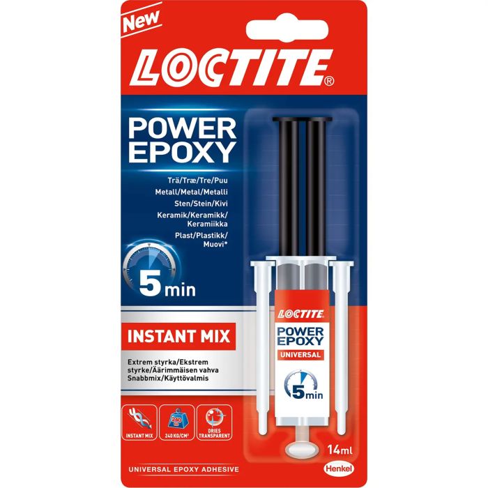 Epoksiliima Loctite Power Epoxy Instant Mix 14 ml