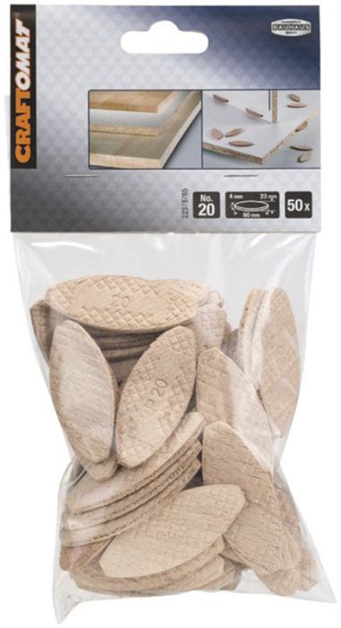 Liitoslamelli Craftomat P60/L23/S4MM 50 kpl