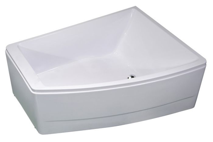 Kylpyamme Camargue Värmland oikea valkoinen 160 x 120 x 65 cm