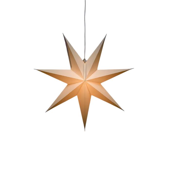 Paperitähti Konstsmide valkoinen Ø 60 cm