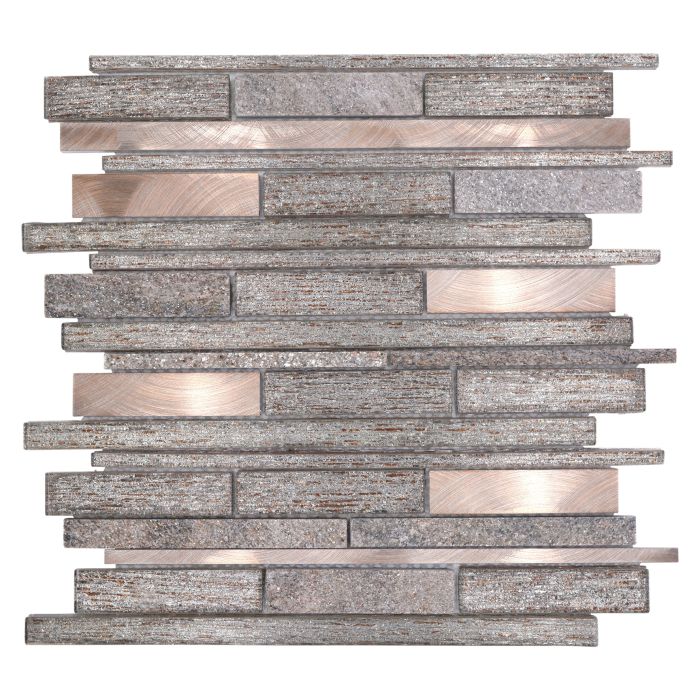 Mosaiikkilaatta Crystal XAM GV74 Beige/Ruskea 29,8 x 31 cm