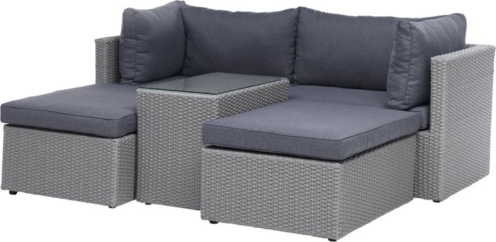 Divaanisohva Sunfun All-In-One harmaa