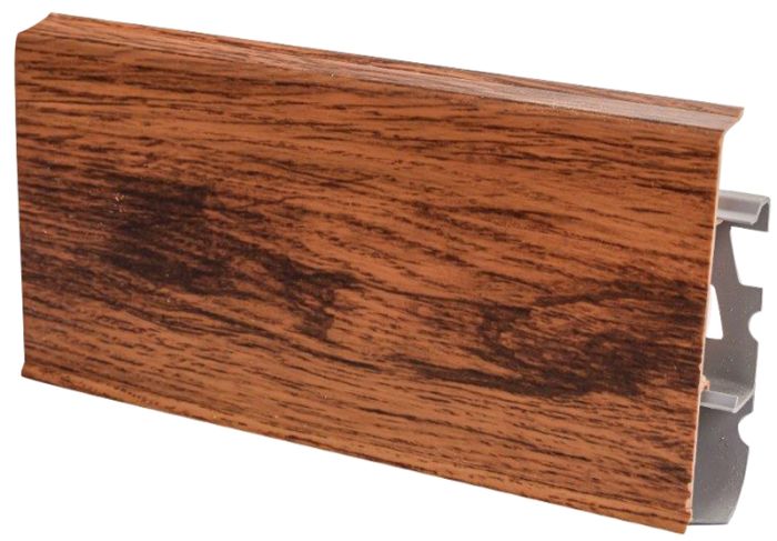 Jalkalista Maler PVC Cantabrian Oak 22 x 75 x 2500 mm