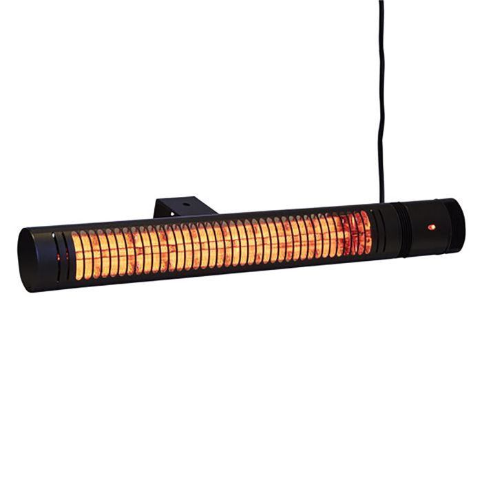 Terassilämmitin HEAT1 ECO High-line 2000 W Musta